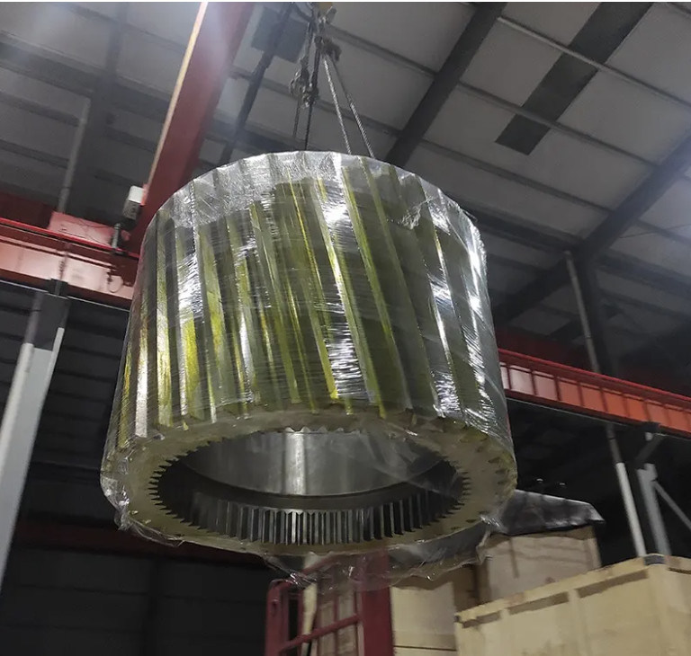 Traîneau cylindrique lourd Traîneau géant pour un transfert de puissance supérieur en finition argentée