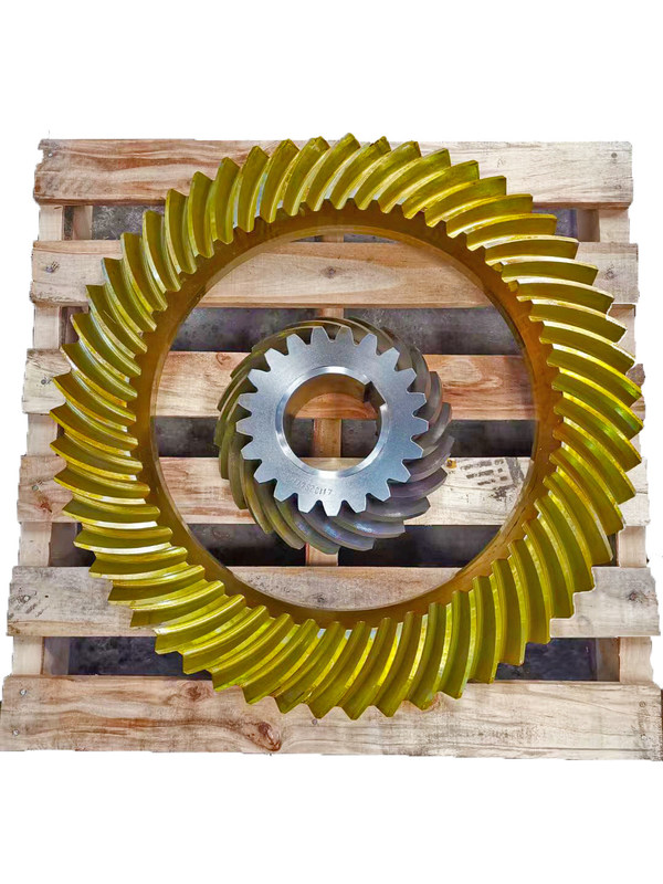Dispositif de remontage en spirale à module grand avec finition de surface personnalisée Dispositif de remontage en spirale à module grand avec finition de surface personnalisée