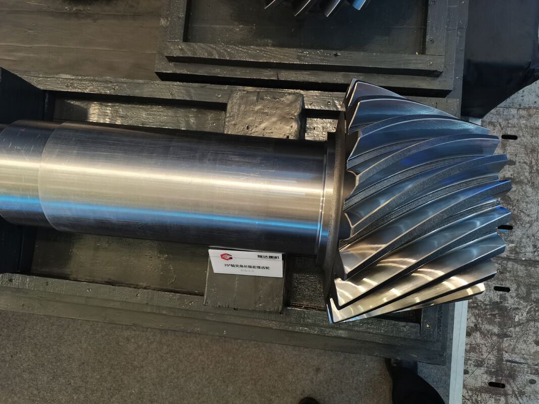 Jeu d'engrenages coniques spiraux de haute précision avec résistance à l'usure et finition lisse pour équipements industriels