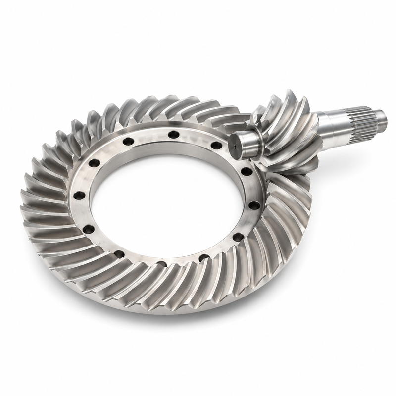 Ensemble d'engrenages à bille en spirale 20CrMnTi de haute précision avec diamètre de pivotement personnalisable pour boîte de transmission
